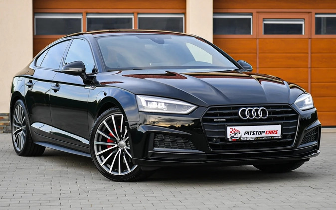 Audi A5 cena 128800 przebieg: 171342, rok produkcji 2018 z Wolbórz małe 704